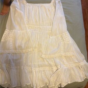 White Bohemian Dress